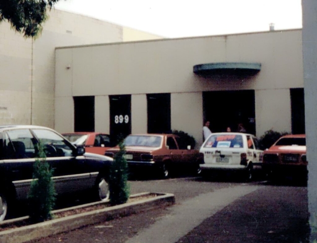 Rear of Hitz Moorabbin studios (Summer 93/94)