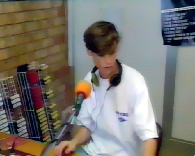 Matty Clement in the Moorabbin Studio (early 1994)