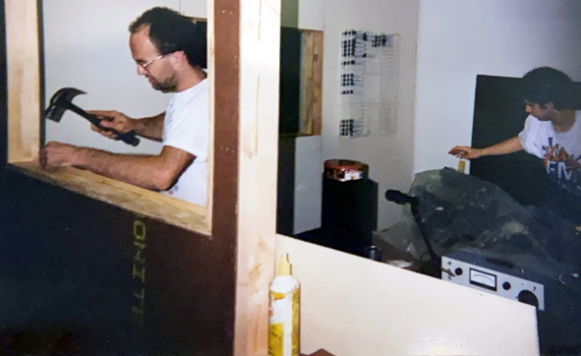 Building the St Kilda Road studios (late 1994)