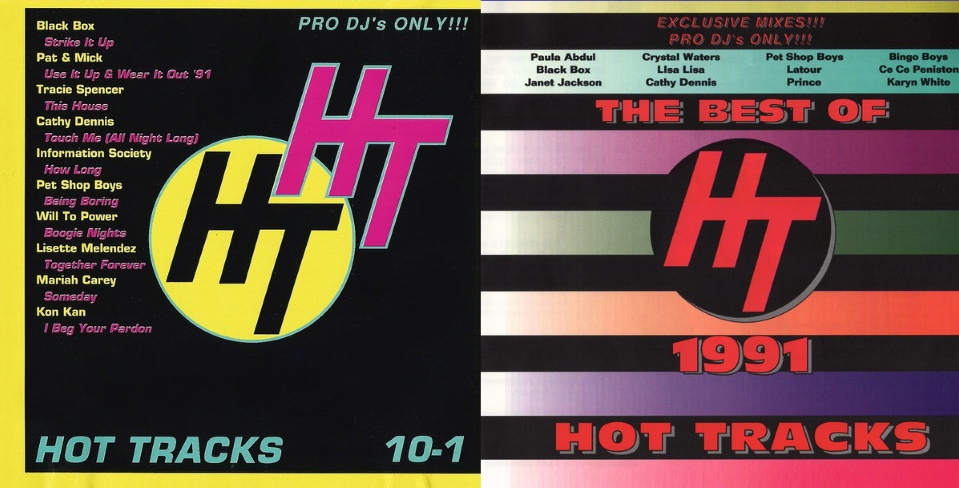 CD covers from the DJ Remix service HOT TRACKS
